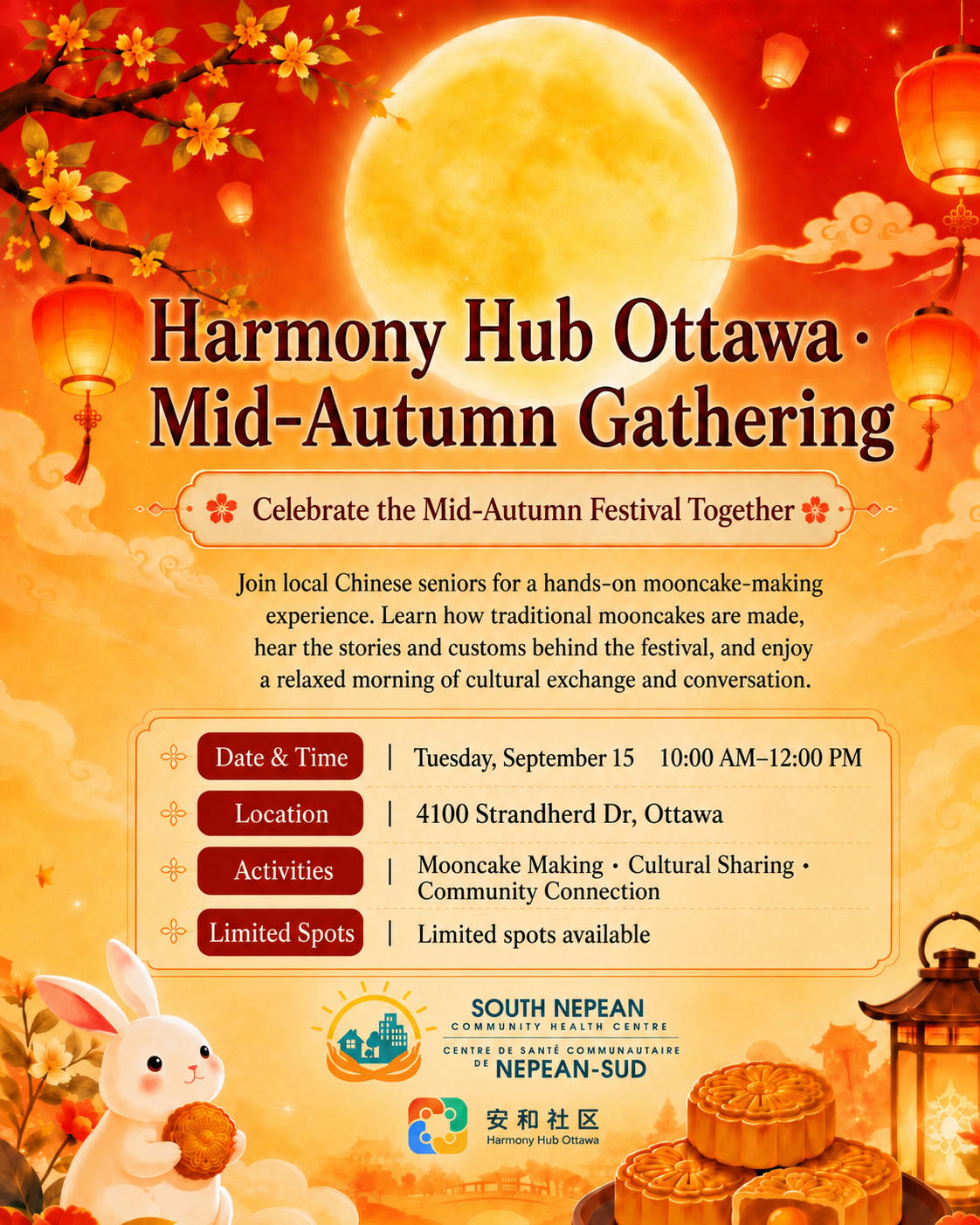 Mid-Autumn Gathering: Mooncake Making and Cultural Exchange activity image